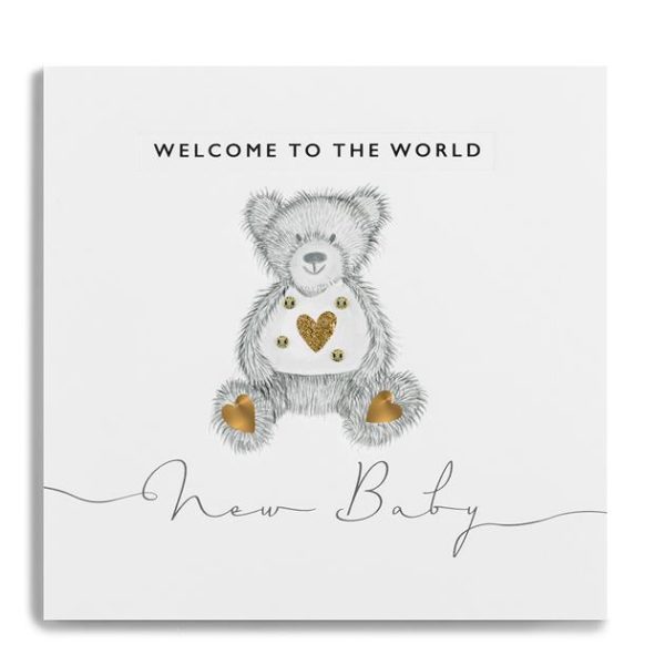 Welcome To The World New Baby Teddy Bear