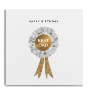 Happy Birthday Best Dad Rosette