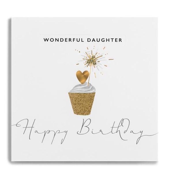 Wonderful Daughter Happy Birthday Cupcake