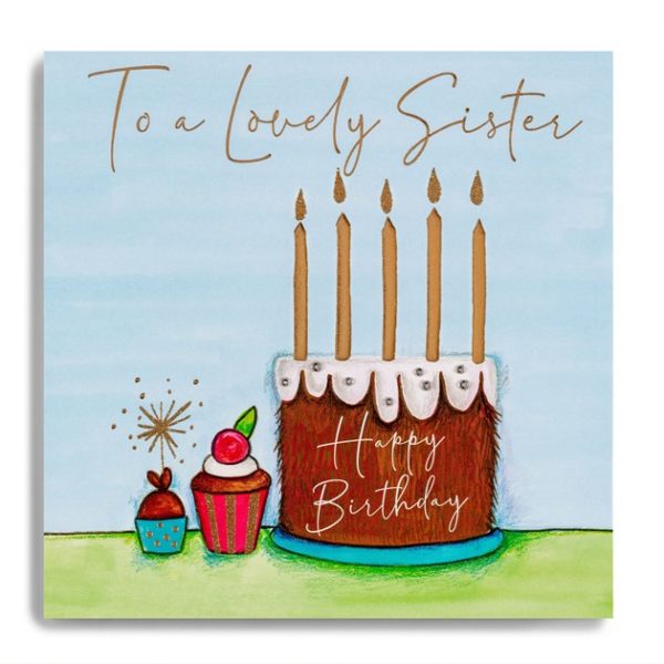 Happy Birthday Sister - Large Cake - Image 2