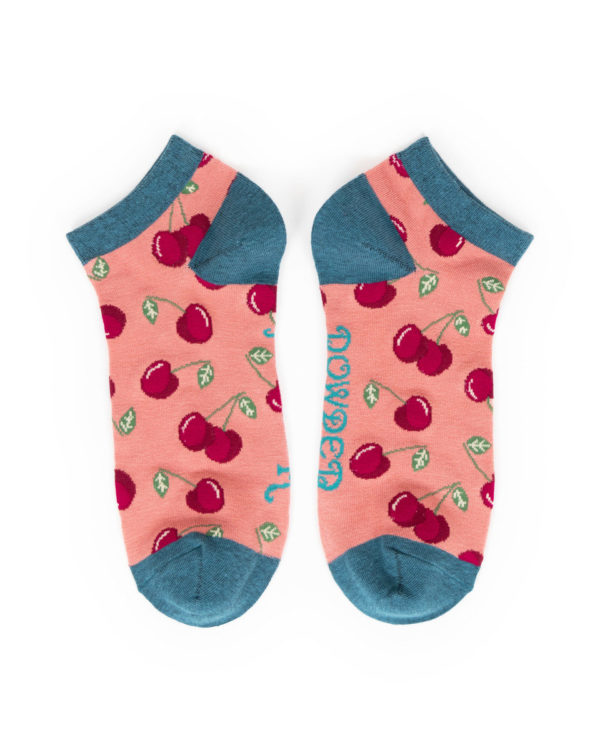 Cherries Trainer Socks