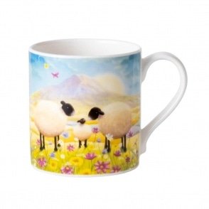"Butterflies and Babies" (Sheep) Mug