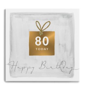 80 Today Happy Birthday Present