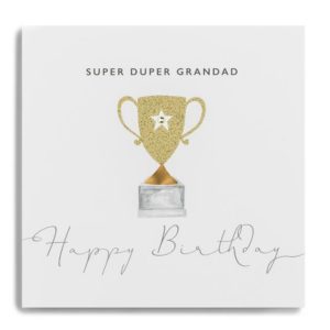 Super Duper Grandad Happy Birthday Trophy