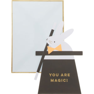 Magic Rabbit Stand -Up Card by Meri Meri