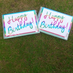 Rainbow Happy Birthday Greeting Card