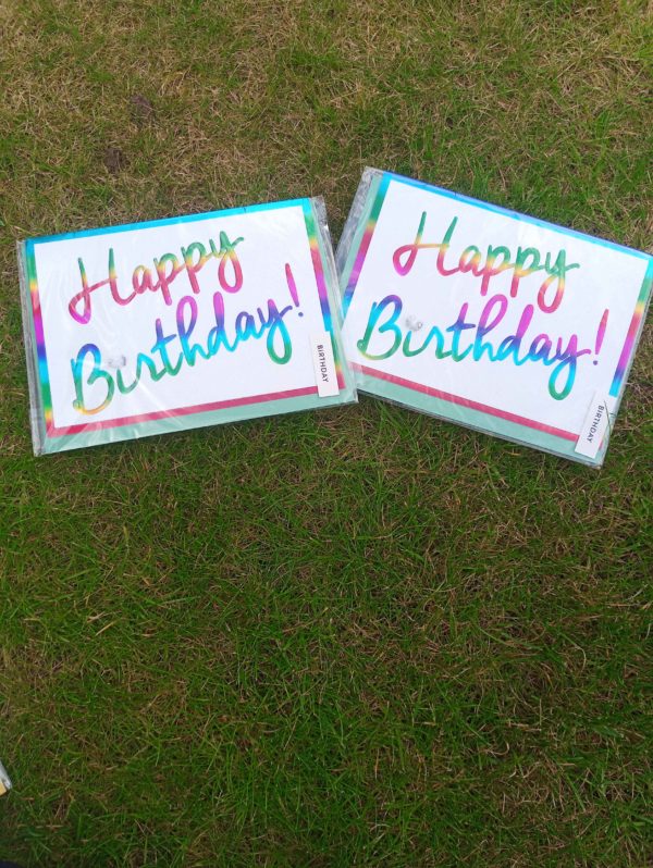 Rainbow Happy Birthday Greeting Card