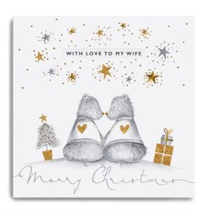 Two Bears - With Love to my Wife Merry Christmas