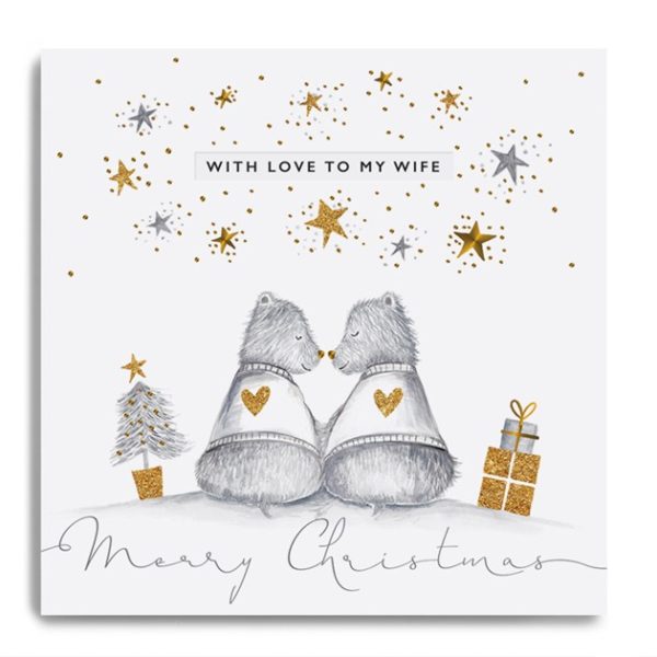 Two Bears - With Love to my Wife Merry Christmas