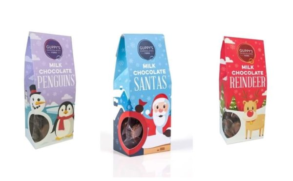 Milk Chocolate Santa Shapes