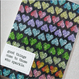 Notebook- Good things come to those Who Sparkle