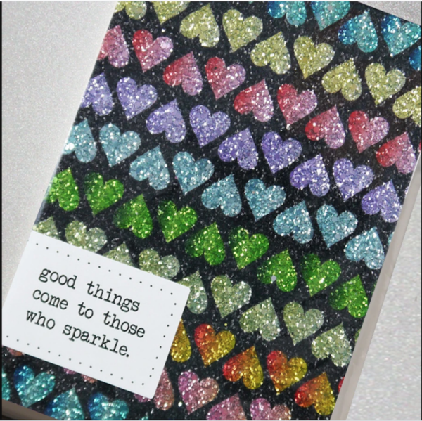 Notebook- Good things come to those Who Sparkle