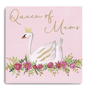Queen Of Mums - Swan Wearing A Crown
