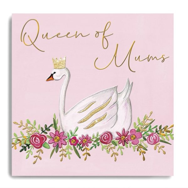 Queen Of Mums - Swan Wearing A Crown