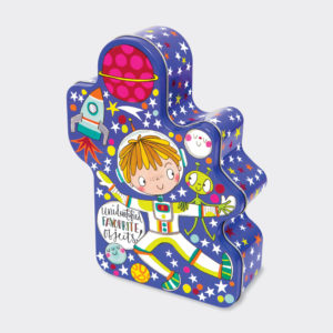 SHAPED STORAGE TINS ‐ UNIDENTIFIED FAVOURITE OBJECTS/ASTRONAUT