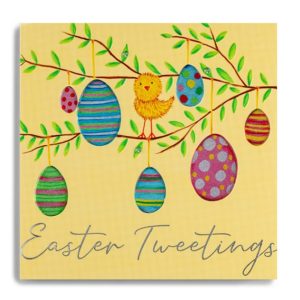 Easter Tweetings - Easter Chick & Eggs
