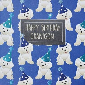 Happy Birthday Grandson- Dogs- Hey Fresco