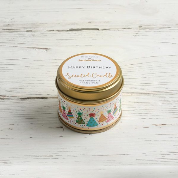 Happy Birthday - Raspberry and Frangipani
