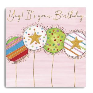 Yay! It's your Birthday - Four Balloons