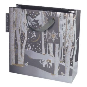 medium bag reindeer/ forest