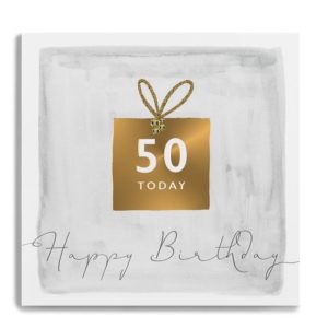 50 Today -Happy Birthday Present