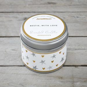 Bestie, With Love  xx Pomegranate Scented Candle