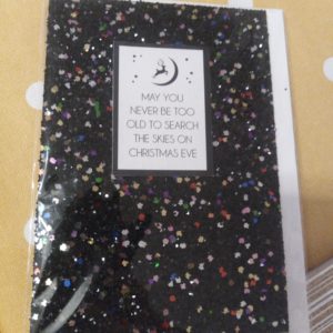 May you Never Be Too Old To Search the Skies - Magical glitter Christmas