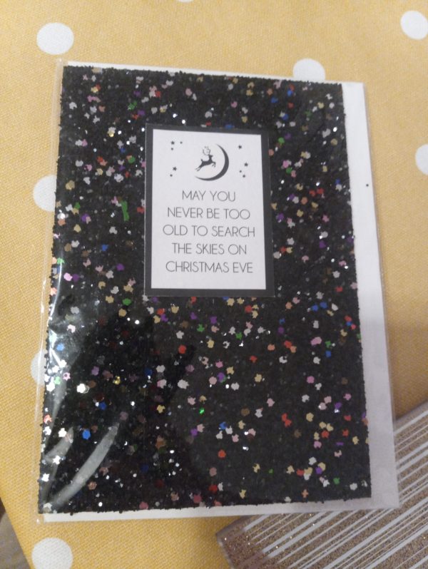 May you Never Be Too Old To Search the Skies - Magical glitter Christmas