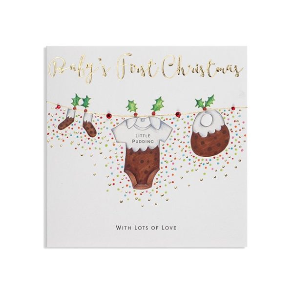 Baby's First Christmas - Christmas Pudding Outfit