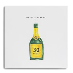 Happy Birthday 30 Today - Bottle of Champagne