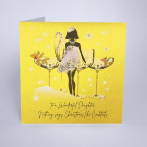CARD**To a Wonderful Daughter Nothing Says Christmas Like Cocktails