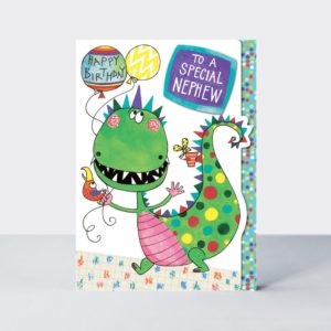 WONKY WORLD – HAPPY BIRTHDAY NEPHEW/DINOSAUR