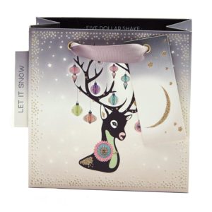 Small Xmas Bag- Reindeer