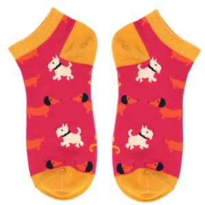 Westie & Sausage dog trainer socks by POWDER