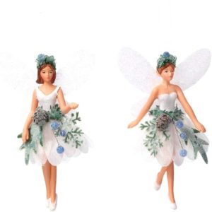 Eucalyptus Resin/ Fabric Fairy Decoration